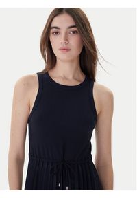 TOMMY HILFIGER - Tommy Hilfiger Sukienka codzienna WW0WW39342 Granatowy Regular Fit. Okazja: na co dzień. Kolor: niebieski. Materiał: wiskoza. Typ sukienki: proste. Styl: casual #3