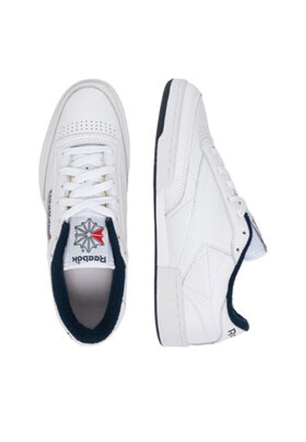 Reebok Sneakersy SS-CLUB C 85 100000156 Biały. Kolor: biały. Materiał: skóra. Model: Reebok Club