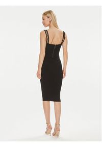 Marciano Guess Sukienka dzianinowa 4GGK25 5634Z Czarny Bodycon Fit. Kolor: czarny. Materiał: wiskoza. Typ sukienki: bodycon #3