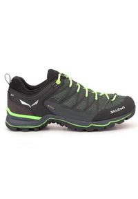 Buty trekkingowe męskie Salewa MS Mtn Trainer Lite Gtx. Zapięcie: sznurówki. Kolor: zielony. Materiał: tkanina, syntetyk, materiał. Szerokość cholewki: normalna #1