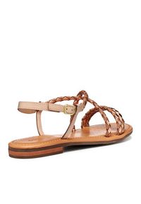 Geox Sandały D Sozy S D65LXA 0KFKY C8ZH8 Brązowy. Kolor: brązowy. Materiał: skóra #4