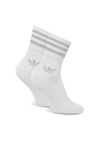 Adidas - adidas Zestaw 2 par wysokich skarpet damskich Glt Crew HC9561 Biały. Kolor: biały. Materiał: bawełna, materiał #5