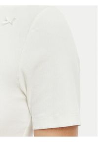 only - ONLY T-Shirt Femke 15369336 Kremowy Slim Fit. Kolor: kremowy. Materiał: bawełna #7