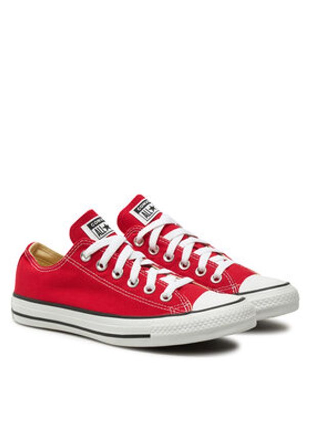 Converse Trampki Chuck Taylor All Star OX M9696 W Czerwony. Kolor: czerwony. Materiał: materiał
