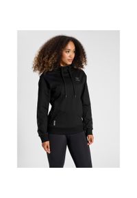 Damska bawełniana bluza z kapturem Hummel Off-Grid. Typ kołnierza: kaptur. Kolor: szary, czarny, brązowy, wielokolorowy. Materiał: bawełna. Sport: piłka ręczna #1