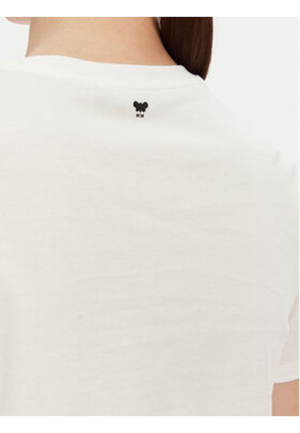 Weekend Max Mara T-Shirt Teiera 2515971052 Biały Regular Fit. Kolor: biały. Materiał: bawełna