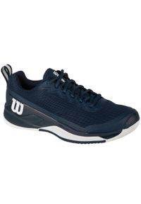 Wilson - Buty do tenisa męskie, Rush Pro 4.5. Kolor: niebieski. Materiał: materiał, tkanina, syntetyk. Sport: tenis