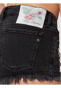 Replay Szorty jeansowe WB425C.000.613 Czarny Regular Fit. Kolor: czarny. Materiał: jeans, bawełna #4