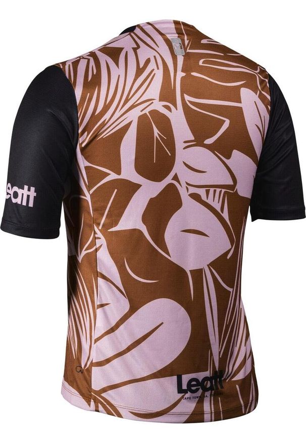 Koszulka rowerowa damska LEATT Jersey MTB Enduro 3.0 Women. Kolor: zielony, wielokolorowy. Materiał: jersey. Sport: kolarstwo