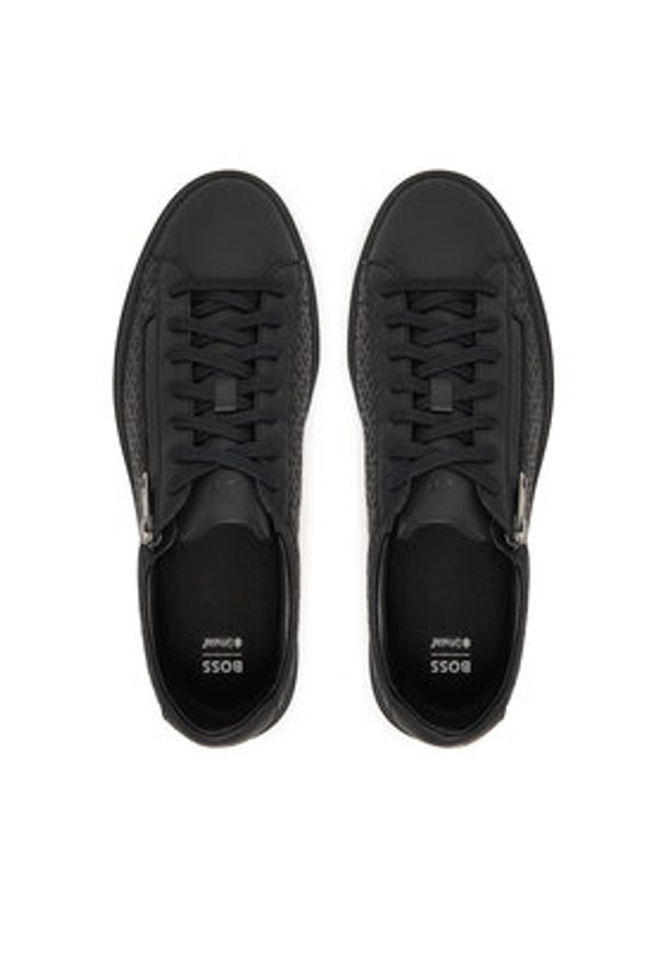 BOSS Sneakersy Kieran 50554795 Czarny. Kolor: czarny. Materiał: skóra