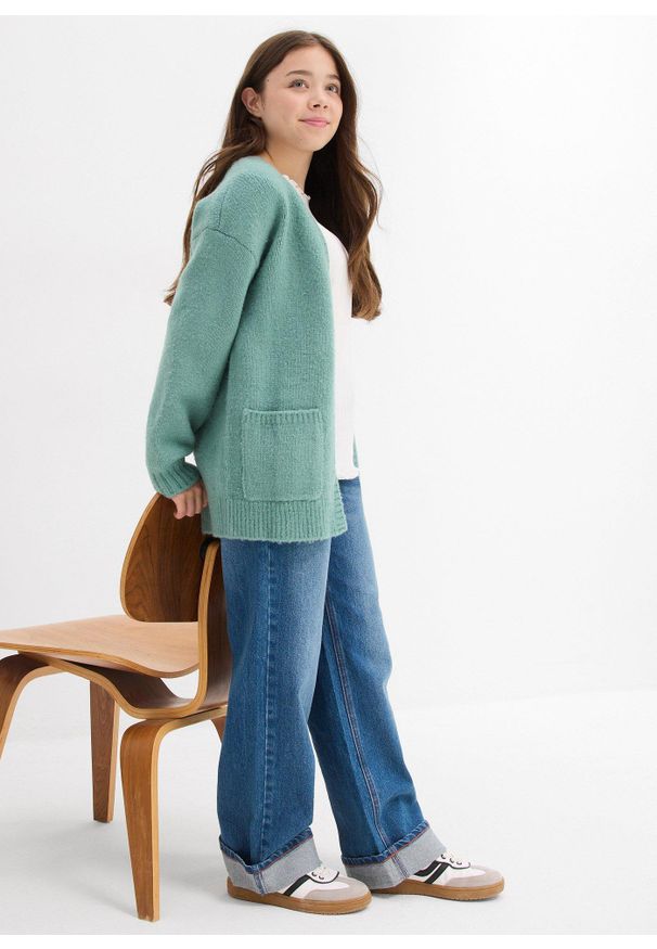 bonprix - Bluzka z długim rękawem z czystej bawełny organicznej. Kolor: biały. Materiał: bawełna. Długość rękawa: długi rękaw. Długość: długie. Styl: klasyczny