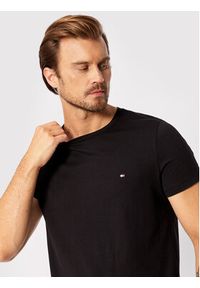 TOMMY HILFIGER - Tommy Hilfiger T-Shirt Core Stretch MW0MW27539 Czarny Slim Fit. Kolor: czarny. Materiał: bawełna