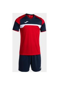 Zestaw sportowy Joma Danubio III Czerwony/Morski — 3XL. Kolor: czerwony, niebieski, wielokolorowy. Materiał: dresówka. Sport: piłka nożna