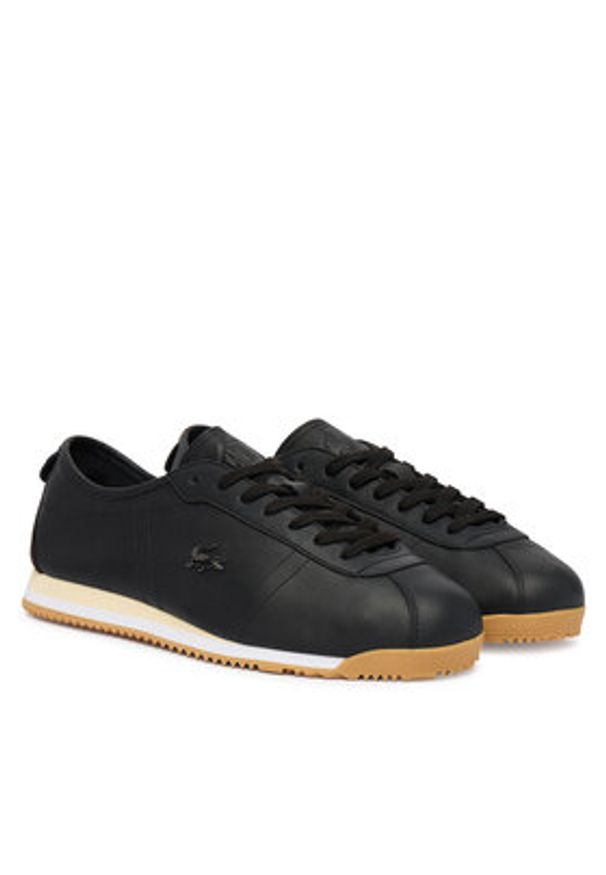 Lacoste Sneakersy Club-Low 51SMA0140 Czarny. Kolor: czarny. Materiał: skóra