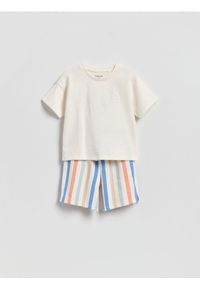 Reserved - Bawełniany komplet - złamana biel. Materiał: bawełna #1