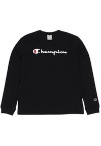 Koszulka męska Champion Crewneck Long Sleeve. Okazja: do domu. Kolor: biały, wielokolorowy, czarny. Długość rękawa: długi rękaw. Długość: długie