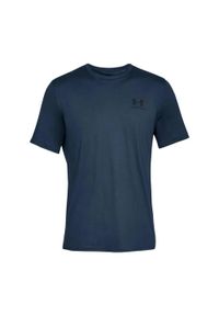Koszulka Under Armour Sportstyle Left Chest Logo. Kolor: czarny, niebieski, wielokolorowy. Sport: fitness #1