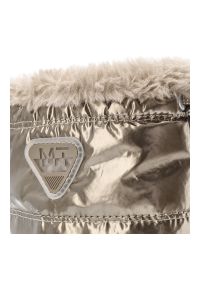 Beżowe Śniegowce Marco Tozzi Ocieplane Buty Damskie. Okazja: na spacer. Wysokość cholewki: przed kolano. Zapięcie: sznurówki. Kolor: beżowy. Materiał: futro. Szerokość cholewki: normalna. Sezon: zima. Styl: elegancki #8