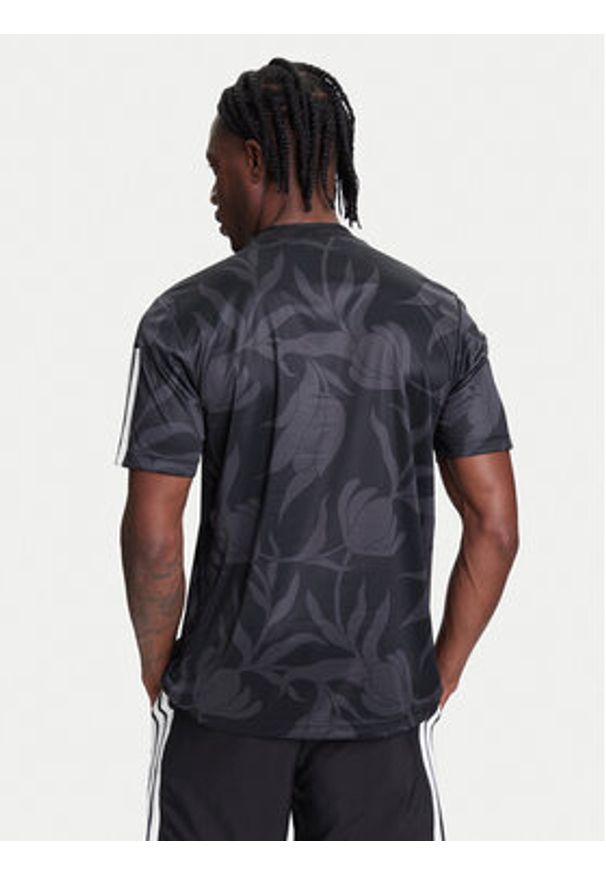 Adidas - adidas T-Shirt Common Goal JW0247 Czarny Regular Fit. Kolor: czarny. Materiał: syntetyk