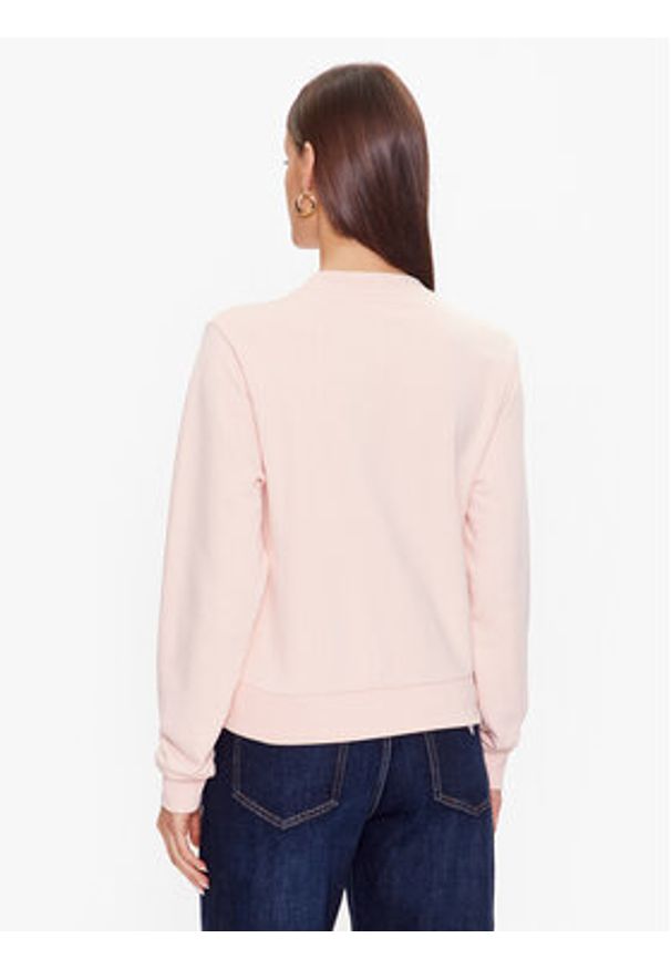 Guess Bluza W3YQ01 KB683 Różowy Regular Fit. Kolor: różowy. Materiał: bawełna