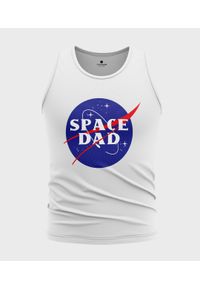 MegaKoszulki - Koszulka męska bez rękawów Space dad. Materiał: bawełna. Długość rękawa: bez rękawów #1