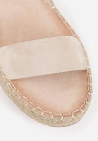 Renee - Wielokolorowe Sandały VICES na Platformie Ozdobione Plecionką z Juty Pellitoris. Kolor: wielokolorowy. Wzór: aplikacja. Sezon: lato. Obcas: na platformie. Styl: elegancki #8