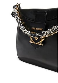 Love Moschino - LOVE MOSCHINO Torebka JC4277PP0LKC0000 Czarny. Kolor: czarny. Materiał: skórzane #4