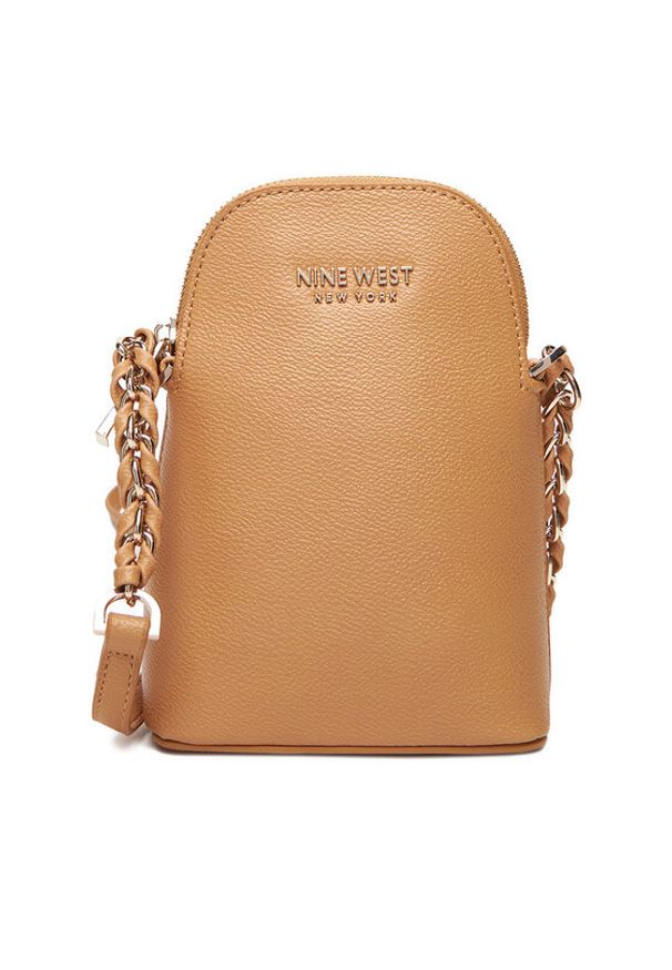 Nine West Torebka CEO-BRAVE-LA374-4086 Brązowy. Kolor: brązowy