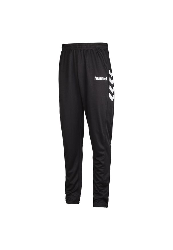 Spodnie dresowe piłkarskie dla dzieci Hummel Core Kids Poly Pant. Kolor: czarny. Materiał: dresówka. Sport: piłka nożna