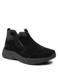 skechers - Trzewiki Skechers. Kolor: czarny