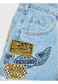 Von Dutch Szorty jeansowe Emery 6 210 001 Niebieski Regular Fit. Kolor: niebieski. Materiał: bawełna #3