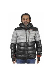 PEAK MOUNTAIN - Kurtka narciarska Peak Mountain Captin. Kolor: wielokolorowy, czarny, zielony. Materiał: puch. Sezon: zima. Sport: narciarstwo #1