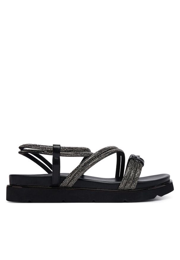 Patrizia Pepe Sandały PPJ401.01 Czarny. Kolor: czarny. Materiał: syntetyk