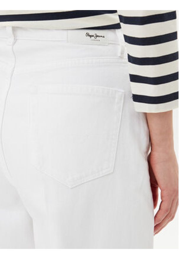 Pepe Jeans Jeansy PL204740 Niebieski Wide Leg. Kolor: niebieski