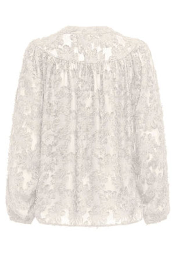 only - ONLY Bluzka Korsa 15360837 Beżowy Oversize. Kolor: beżowy. Materiał: syntetyk