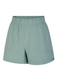 DARE 2B - Szorty damskie fitness Rapport. Kolor: zielony. Materiał: elastan, poliamid. Długość: krótkie. Sport: fitness #1