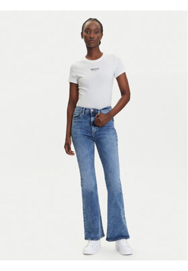 Tommy Jeans Jeansy Sylvia DW0DW20654 Niebieski Flare Fit. Kolor: niebieski
