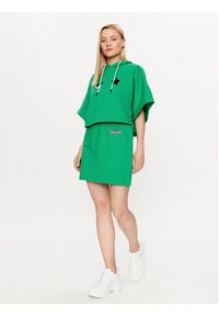 Chiara Ferragni Spódnica dresowa 74CBET01 Zielony Regular Fit. Kolor: zielony. Materiał: bawełna #2
