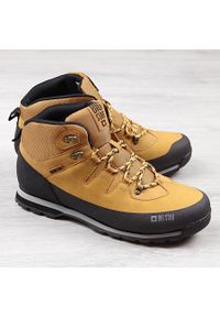 Big-Star - Trapery męskie ocieplane camel Big Star EE174438 żółte. Okazja: na co dzień. Kolor: żółty. Materiał: futro, skóra ekologiczna. Szerokość cholewki: normalna. Sezon: zima #3