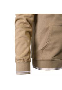 Rozpinana Bluza Męska z Kapturem - Pako Jeans - Beżowa. Typ kołnierza: kaptur. Kolor: brązowy, wielokolorowy, beżowy. Materiał: poliester, bawełna. Styl: klasyczny #5