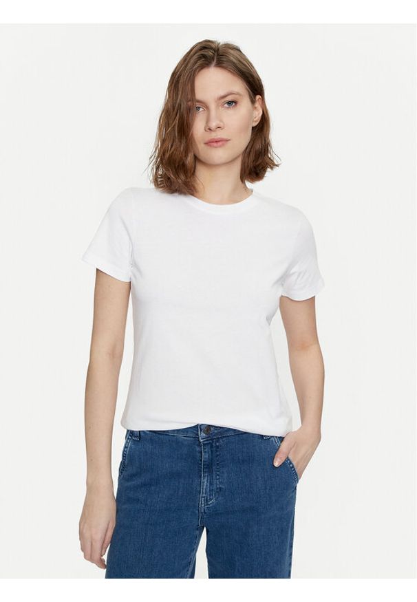 JOOP! T-Shirt 30040352 Biały Regular Fit. Kolor: biały. Materiał: bawełna