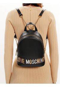 Love Moschino - LOVE MOSCHINO Plecak JC4305PP0IKN0000 Czarny. Kolor: czarny. Materiał: skóra #5