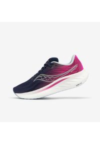 Buty do biegania damskie Saucony Ride 18. Kolor: fioletowy, czarny, wielokolorowy