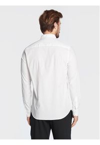 Calvin Klein Koszula K10K110856 Biały Slim Fit. Kolor: biały. Materiał: bawełna