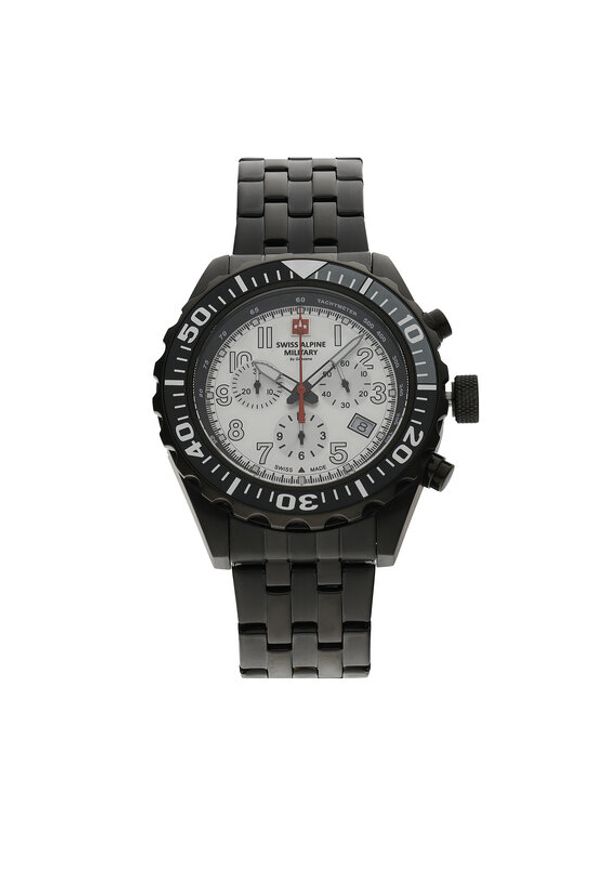 Swiss Alpine Military Zegarek 7076.9172 Czarny. Kolor: czarny