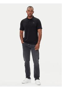 Karl Lagerfeld - KARL LAGERFELD Polo 745015 554221 Czarny Regular Fit. Typ kołnierza: polo. Kolor: czarny. Materiał: bawełna #4