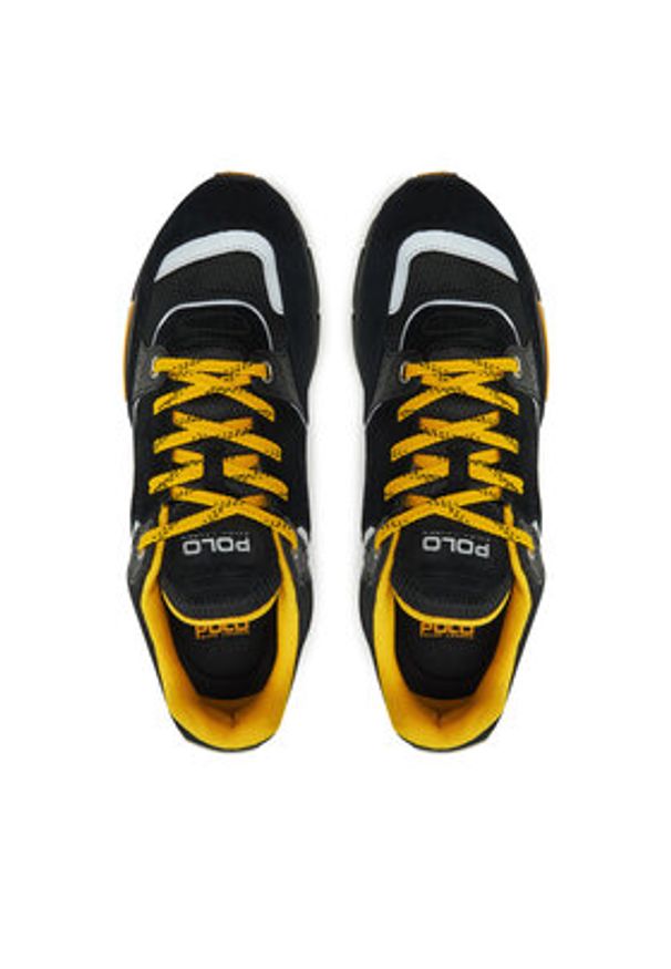 Polo Ralph Lauren Sneakersy Trackstr 250 809955687001 Czarny. Kolor: czarny. Materiał: skóra, zamsz