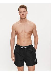 Jack & Jones - Jack&Jones Szorty kąpielowe Jpstbeach 12249449 Czarny Regular Fit. Kolor: czarny. Materiał: syntetyk #4