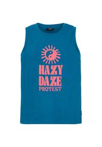 Protest - Top bez rękawów damski PROTEST PRTMalang. Kolor: niebieski. Długość rękawa: bez rękawów