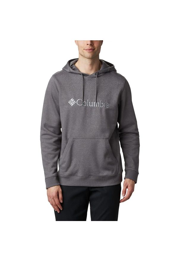 columbia - Bluza Trekkingowa z kapturem Męska Columbia CSC Basic Logo II Hoodie. Typ kołnierza: kaptur. Kolor: szary. Styl: sportowy. Sport: turystyka piesza